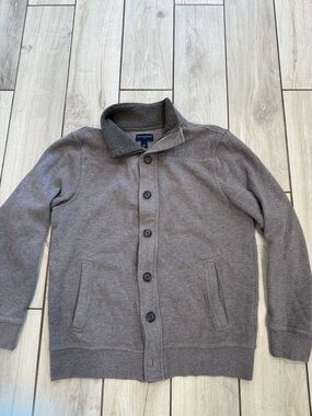 Banana Republic factory Men's Shawl Collar Button Cardigan - light brown
